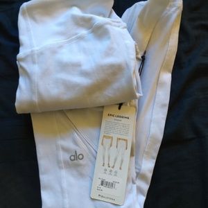 White Alo Epic Leggings